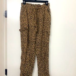 Aerie cheetah print joggers